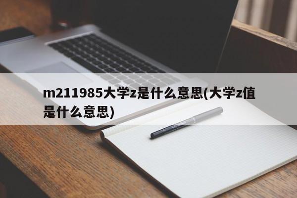 m211985大学z是什么意思(大学z值是什么意思)