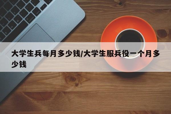 大学生兵每月多少钱/大学生服兵役一个月多少钱